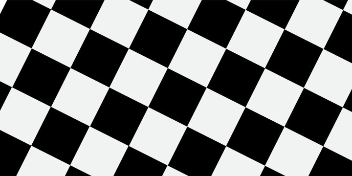 Chess board vector. Empty chess board isolated on white background. Checkerboard with empty squares top view for chess strategic game. Vector illustration.
