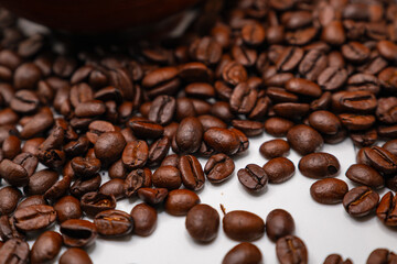 Fototapeta premium coffee beans background