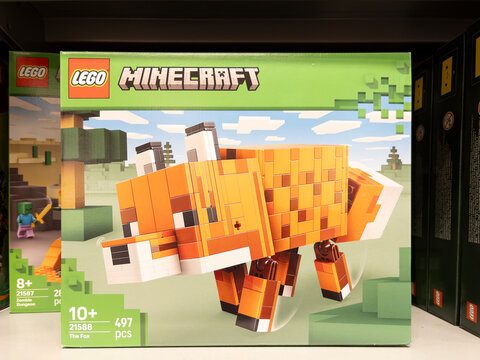 LEGO Minecraft Fox Building Set for Kids