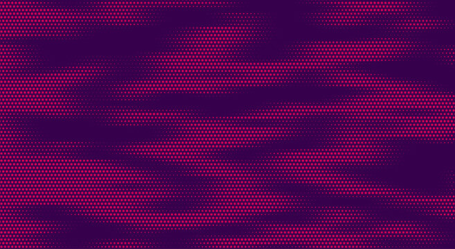 Monochrome printing raster, abstract vector halftone background