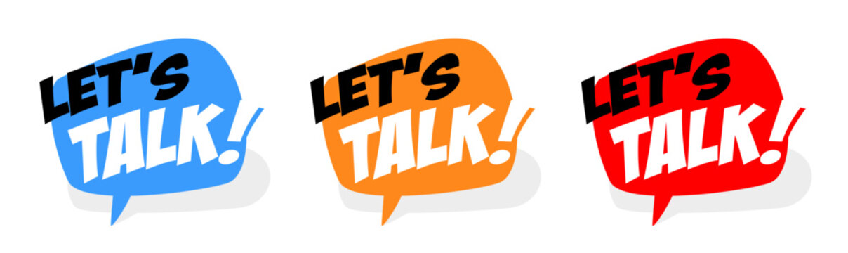 Let's talk