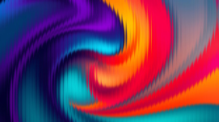 Obraz premium Abstract colorful swirl background for web banner and social media design, gradient liquid shapes
