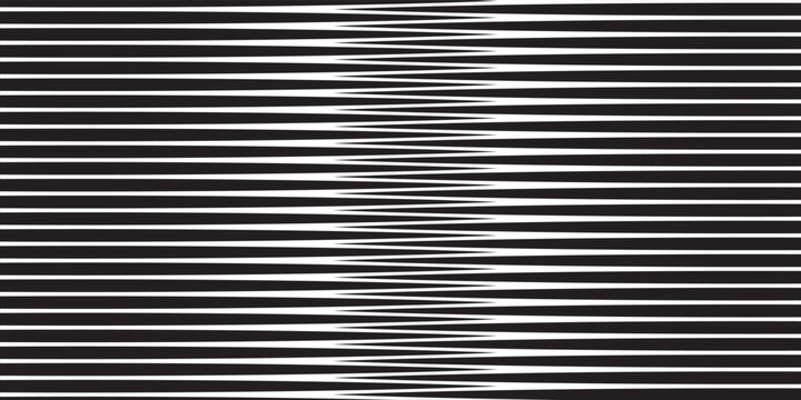 Half tone line pattern. Faded halftone black lines. Fading gradient background. Horizontal abstract geometric texture with parallel stripes. Gradient pattern. Vector illustration on white