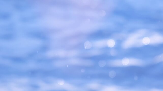 Abstract Glitter Background. Real Snow Blurry Purple Texture Sparkling Shiny Backdrop. Christmas Holiday Banner. Seasonal Wallpaper Decoration. Greeting Wedding Invitation Design. Sparkle Lights Bokeh