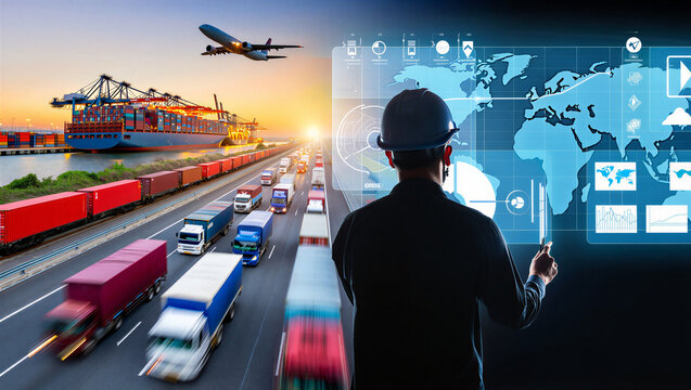 Logistics and supply chain management with global digital tracking system