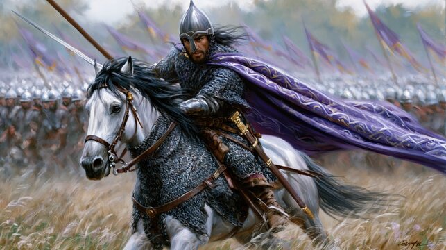 Goths clash with Roman soldiers in a historic battle of strength and strategy