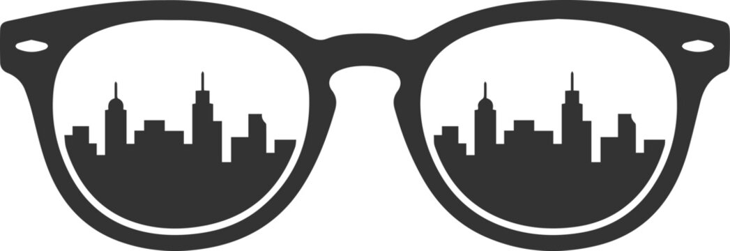 vector illustration of an sunglass