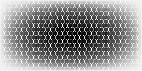 Honeycomb pattern with hexagon mesh. Texture bee comb grid. Flat vector illustration isolated on white background. vector ilustration © sukron