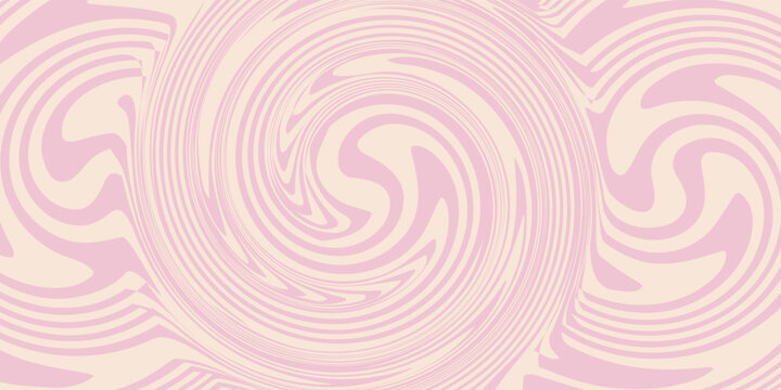 Pink candy pattern background. Abstract vector melted caramel texture. Strawberry cream swirls. Liquid mousse background. Psychedelic trippy raspberry ice cream.