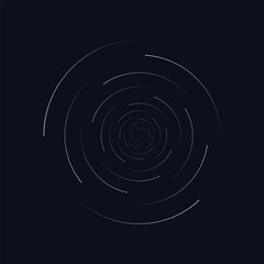 Naklejka premium Abstract Spiral Circle Lines Minimal Futuristic Motion Background