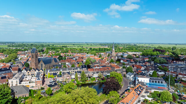 Historical city Oudewater in the Netherlands