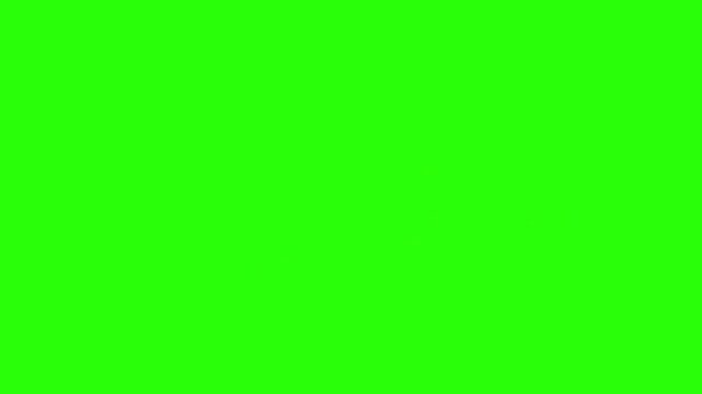 A video showcasing a red rubber stamp animation with a green background, delivering a clear message in a visually appealing way.