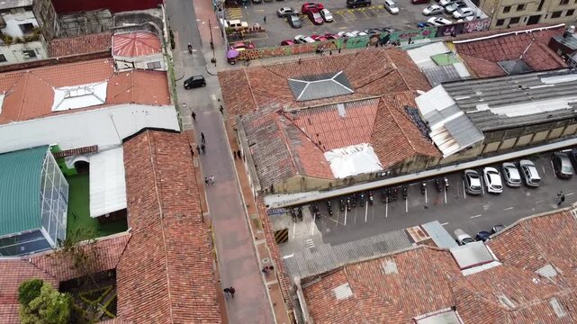 roof and street en bogota colombia