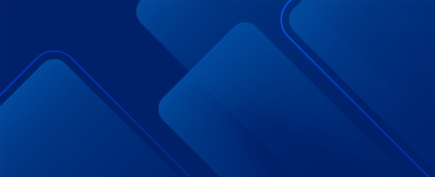 Abstract Blue Corporate Technology Background with Futuristic Geometric Shapes and Digital Network Pattern
