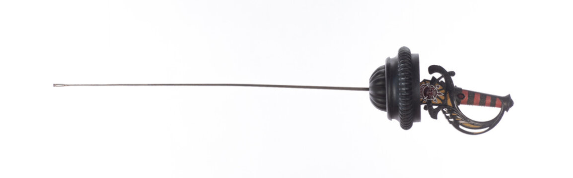 Pirate epee isolated on white background