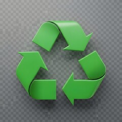 Obraz premium Green puzzle pieces fitting together on reflective surface