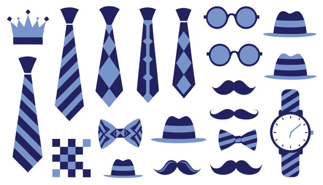 Selection of male fashion items and accessories