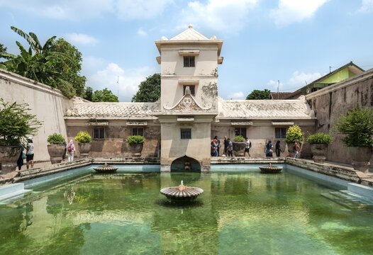Fountains and Pools, Water Castle Taman Sari, Kraton, Daerah Istimewa Yogyakarta, Java Tengah, Indonesia