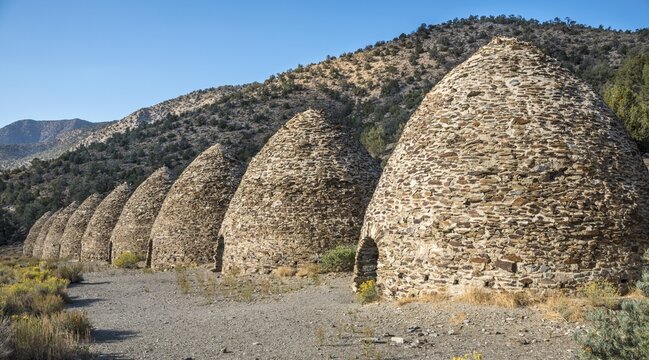 historic Charcoal Kilns, Death Valley, Death Valley National Park, California, USA
