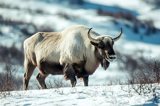 Park frozen wilderness and wildlife of Denali National