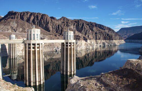 Hoover Dam, Hoover Dam, Dam, Lake Mead, Lake Mead Recreation Area, Arizona, Nevada, USA