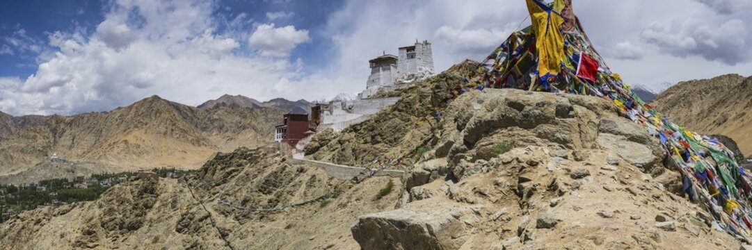Namgyal Tsemo Gompa Monastery, Tsenmo Hills, Leh, Ladakh, Jammu and Kashmir, India