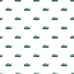 Naklejka premium Green armored vehicles repeating in an abstract battlefield design