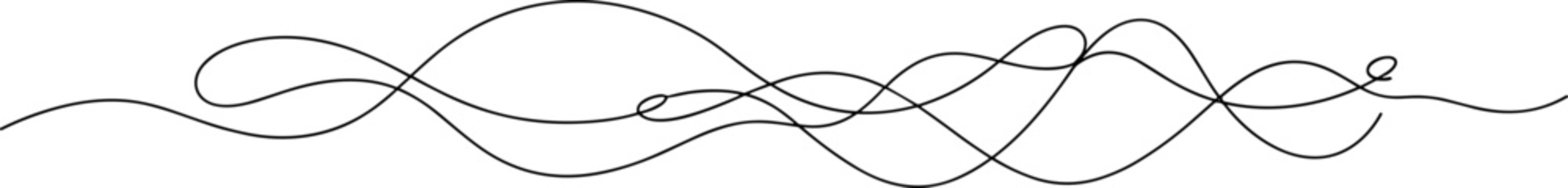 Abstract looping lines, wireframe, complex network, connection, technology background