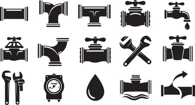 Black and white of office supplies, furniture, and technology devices desk desi