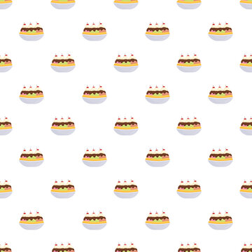 Delicious banana splits creating a sweet dessert illustration with a flat design