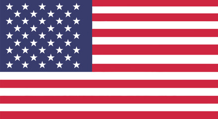 Obraz premium American independence day vector illustration with patriotic usa flag design