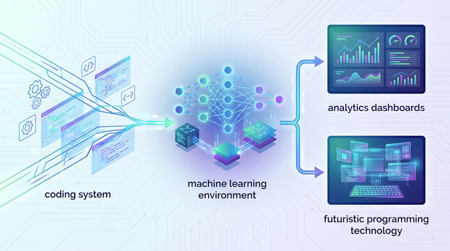 Visualizing the Advanced Digital Workflow From Programmatic Input to Intelligent Machine Learning Models and Data-Driven Technological Outcomes