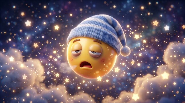 little moji  child in the night