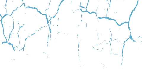 Fototapeta premium Cracked Texture: Cracked white wall texture. Surface cracks and fissures in ground. crack concrete white wall. Cracked soil texture transparent. Surface cracks and fissures in ground.