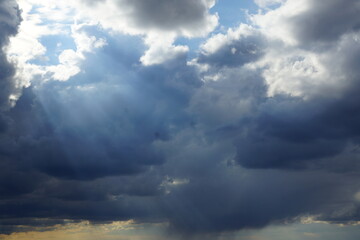 Fototapeta premium blue sky with clouds