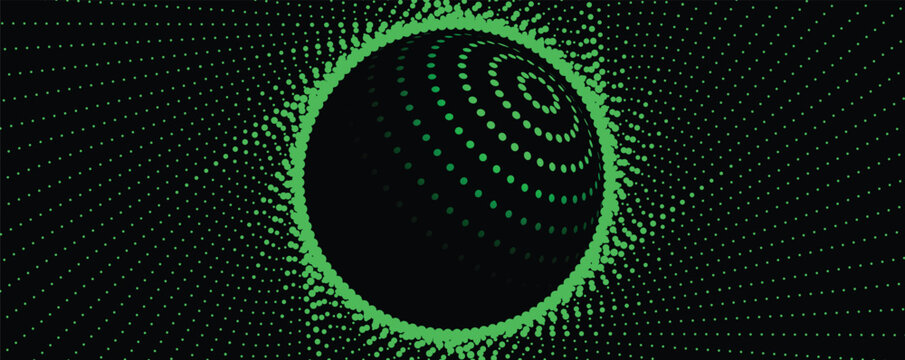 Digital cyberspace background representing big data, cloud computing, and AI