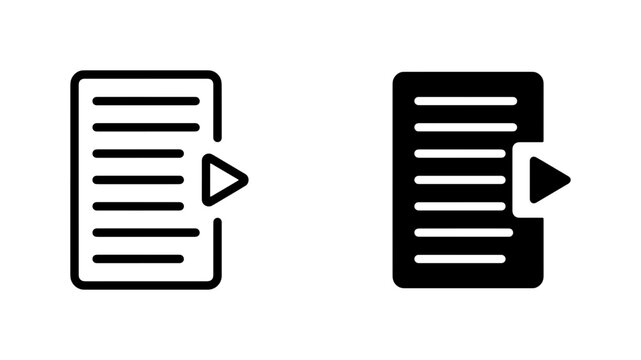 Document Import Export Icons, Data Transfer Vector Symbols, File Migration Graphics