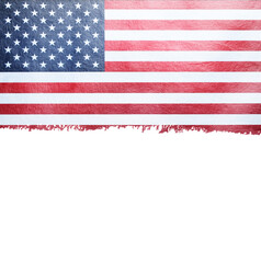 Fototapeta premium Grunge USA flag. American flag with grunge texture.