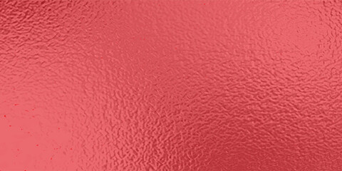 Fototapeta premium Red frosted foil texture glass effect background. Red on metal surface , Light on texture. raster version