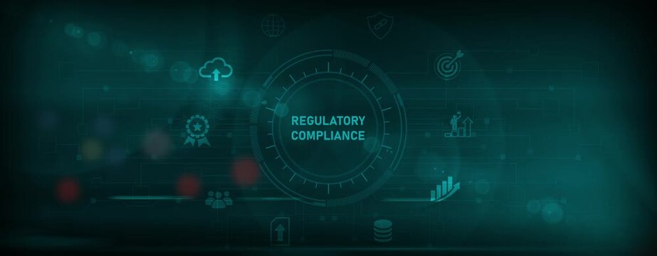 Compliance rules regulation policy law. optical lager light background