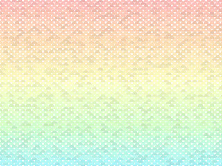 Overlapping Scale Pattern Bold Geometric Repeat Wallpaper © iushakovsky