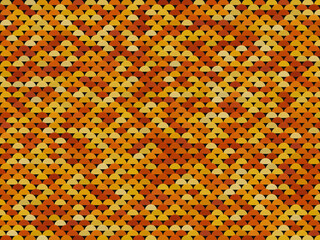 Decorative Semicircle Scale Pattern Trendy Fashion Texture © iushakovsky