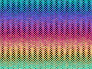 Decorative Semicircle Scale Pattern Trendy Fashion Texture © iushakovsky