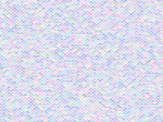 Overlapping Scale Pattern Bold Geometric Repeat Wallpaper © iushakovsky