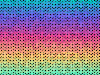 Overlapping Scale Pattern Bold Geometric Repeat Wallpaper © iushakovsky