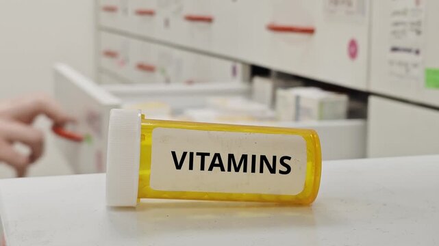 VITAMINS tablets used to supplement essential nutrients and prevent deficiency