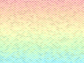 Mermaid Scales Fantasy Vibrant Oceanic Background Template © iushakovsky