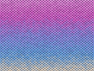 Overlapping Scale Pattern Bold Geometric Repeat Wallpaper © iushakovsky