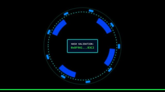 HUD Element Scanning Validation Interface Loop Overlay
