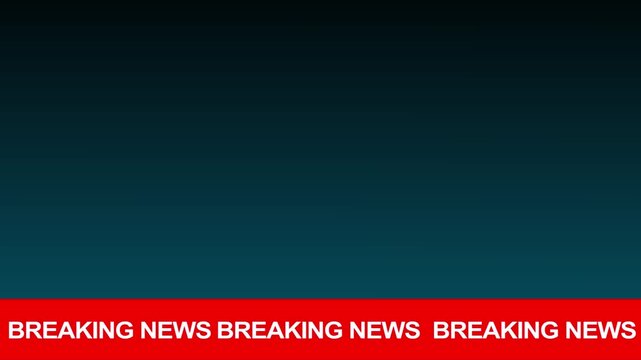 Breaking News Background Animation: Live Telecast for Broadcast and TV Studio News.4k motion graphics video
